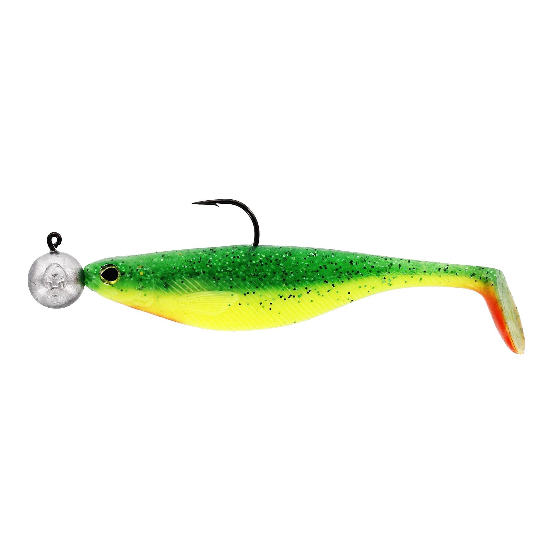 Image of Westin Shad Teez Rigged 'n Ready Fire Flake - Gummiköder-Set bei fischen.ch