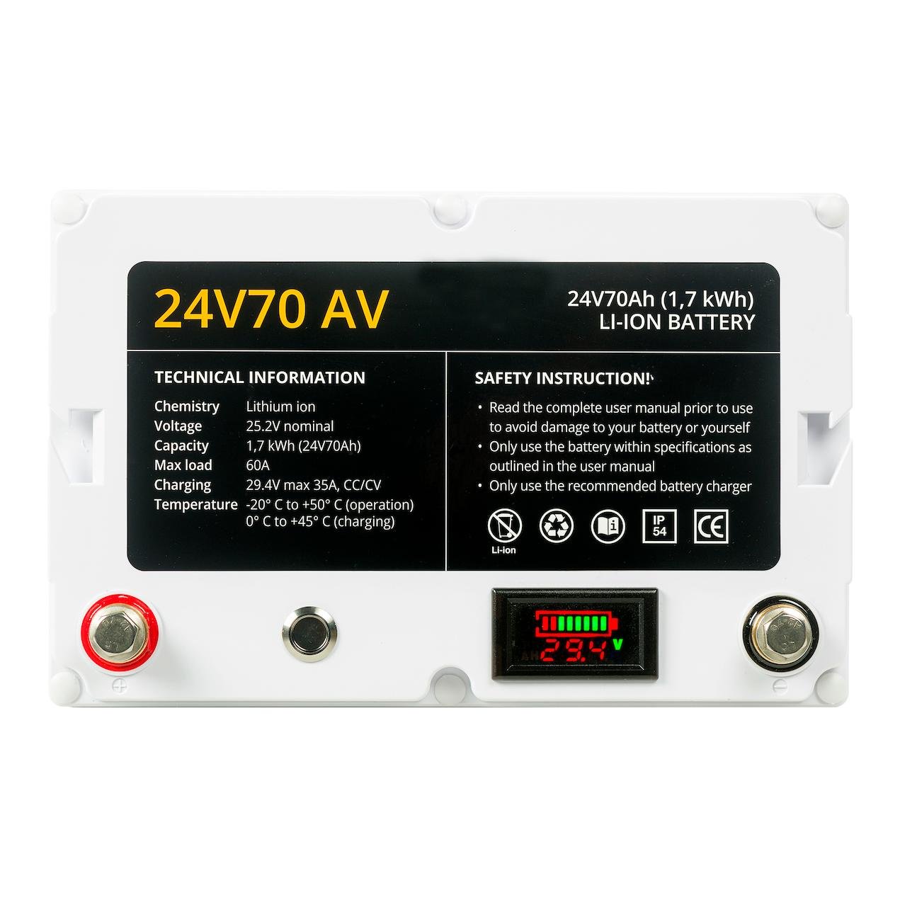 24V70Ah - Lithium-Ionen Akku