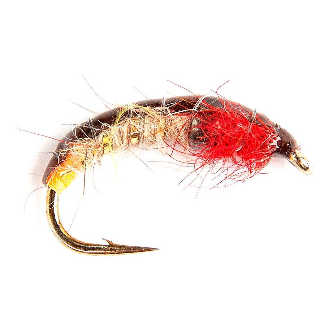 Image of Fulling Mill Czech Mate Hare's Ear Red Tungsten - Nymphe bei fischen.ch