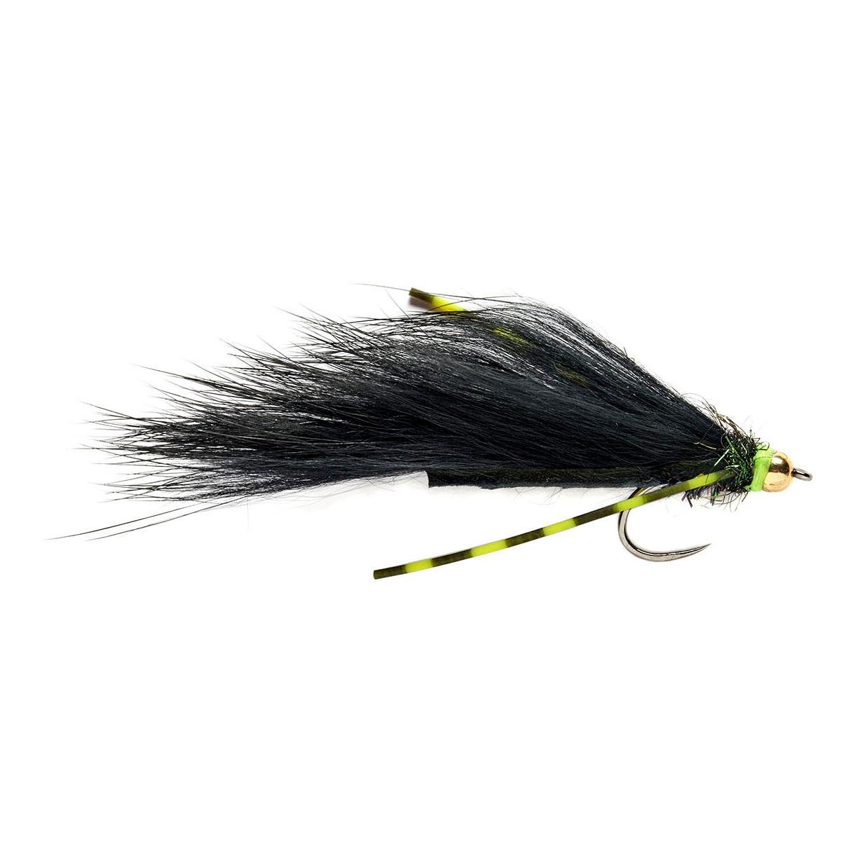 Fulling Mill Streamer - Wooly Bugger Black Skullhead