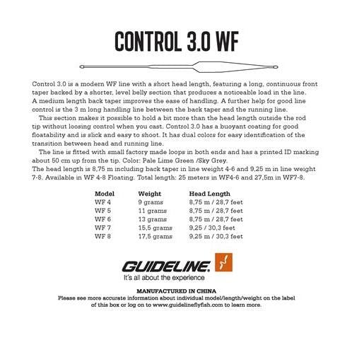 Control 3.0 WF/F - Fliegenschnur