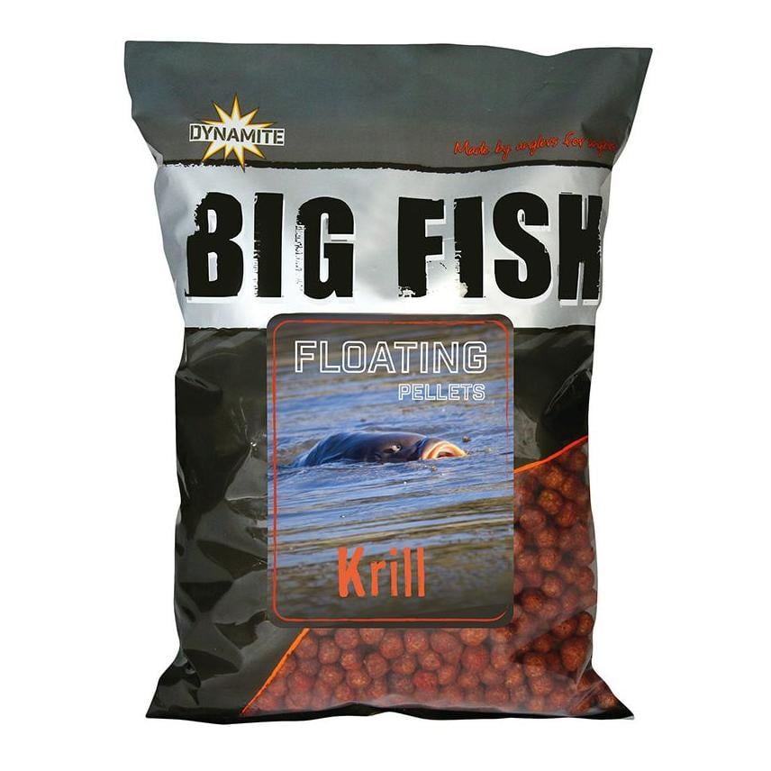 Image of Dynamite Baits Big Fish Floating Pellets Krill - Pellets bei fischen.ch
