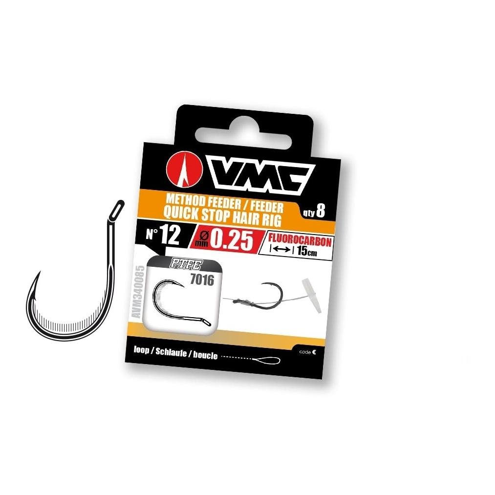 Image of VMC Feeder Quick Stop Hair Rig - gebundene Haken mit Widerhaken bei fischen.ch