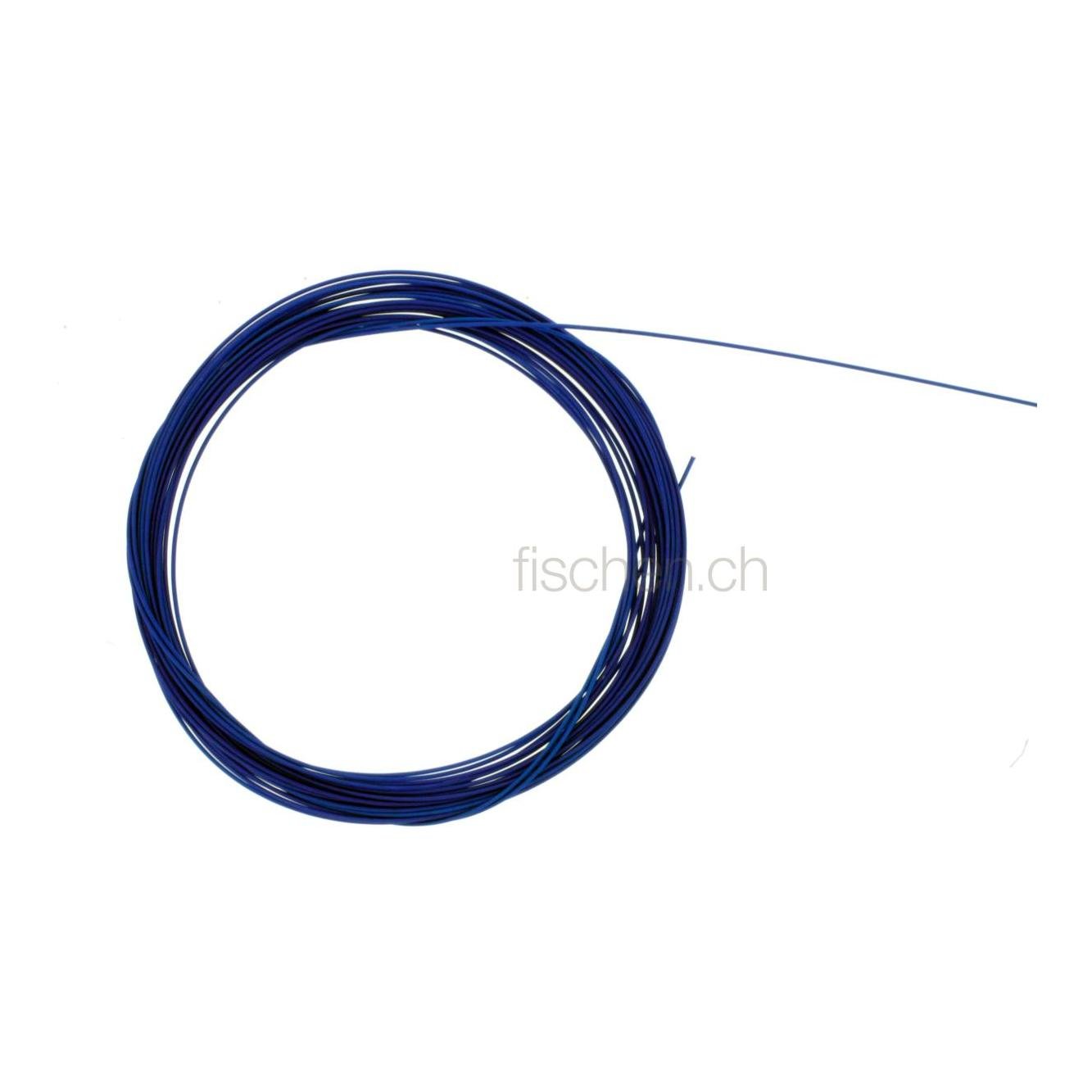 Image of Hareline Dubbin Senyo's Intruder Trailer Hook Wire - Blue - Draht bei fischen.ch