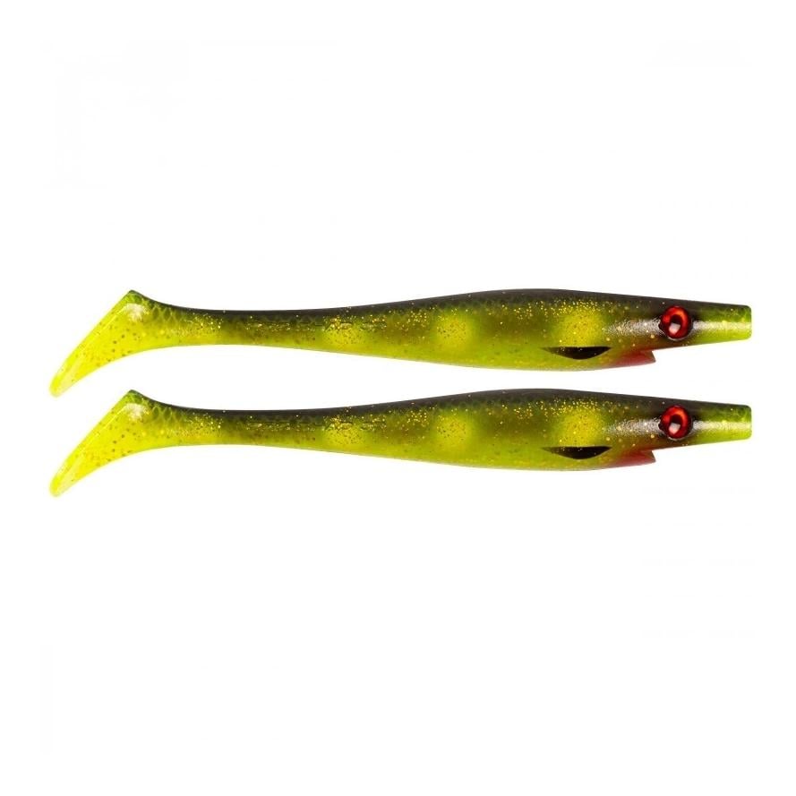 Strike Pro Pig Shad Tournament Hot Spotted Bullhead 2Stk. - Gummiköder