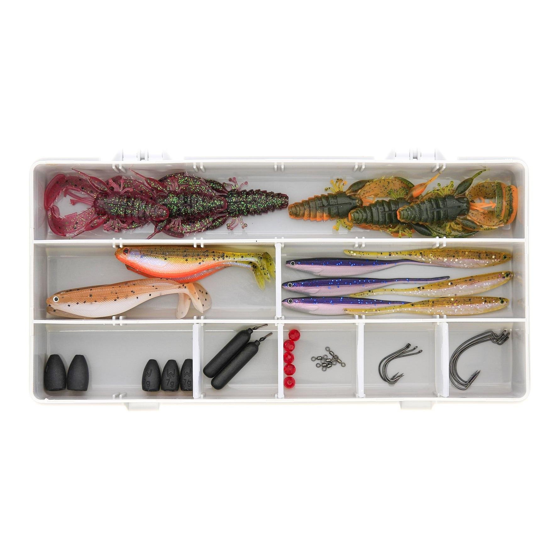 Perch Box Dropshot + Texas & Carolina - Köderbox