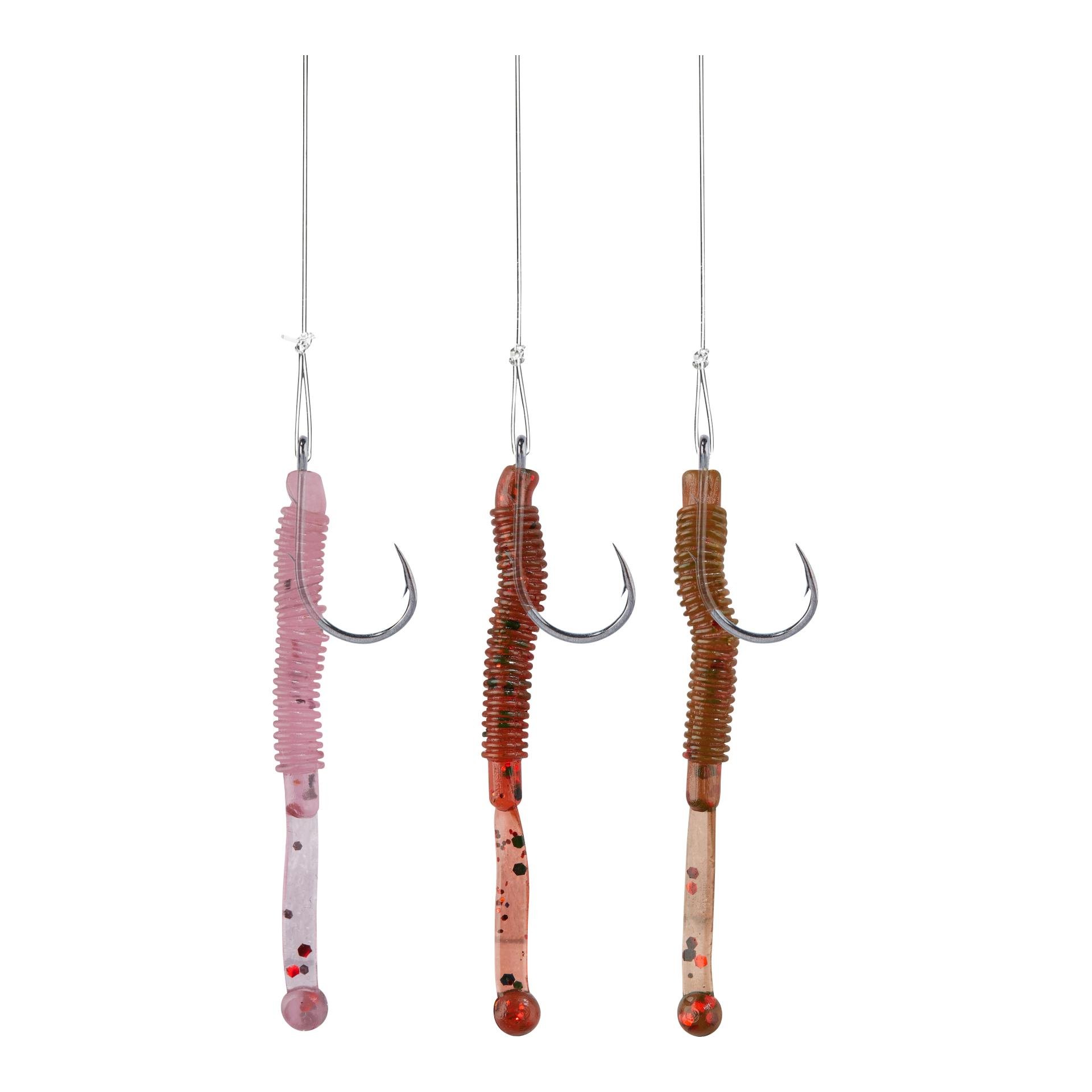 Shirasu 11cm Lure Set - Holo Yoko, Akiri Worm and Waggle