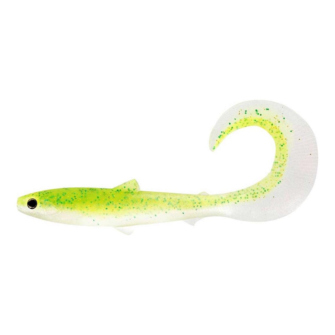 Westin BullTeez Curltail - Gummiköder - Sparkling Chartreuse -