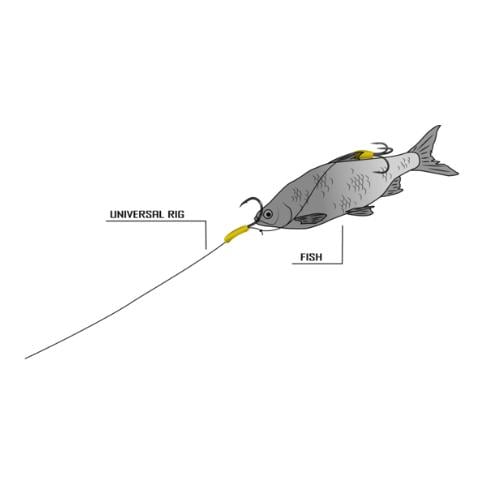 Black Cat 8-0 3-0 Universal Rig L2.00m Line 1.20mm