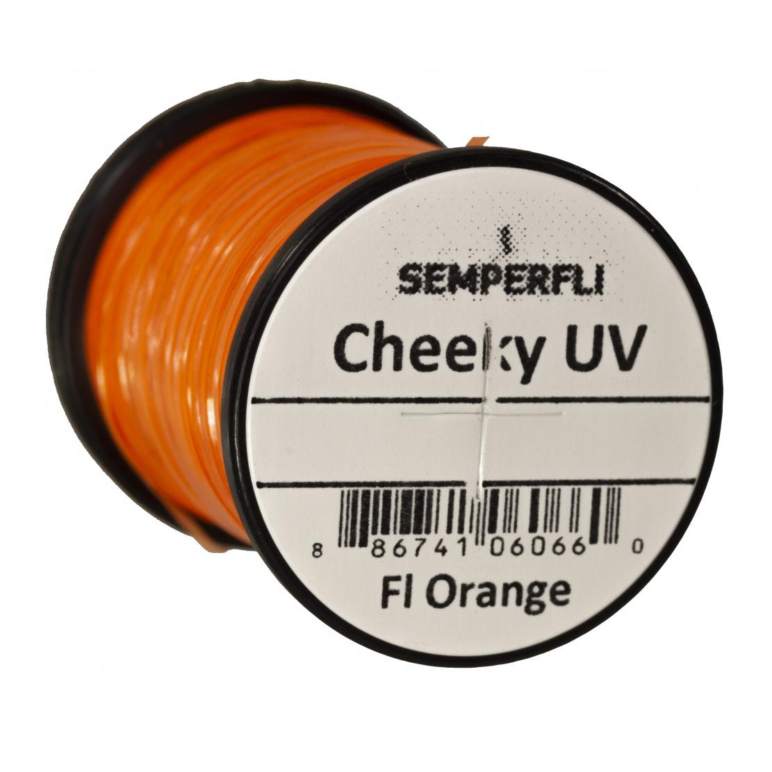 Image of Semperfli Cheeky UV - Fl. Orange - Tinsel - Fluo Orange - bei fischen.ch