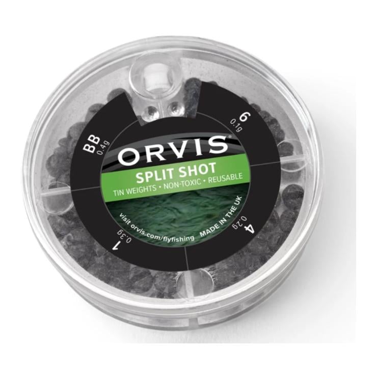 Image of Orvis Non-Toxic Split Shot 4 Sizes - Bleifrei bei fischen.ch