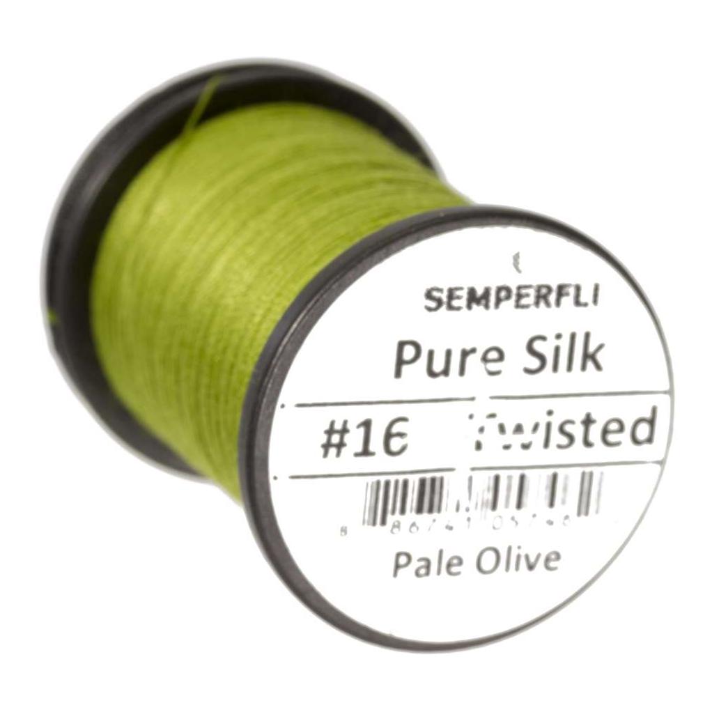 Image of Semperfli Pure Silk - Pale Olive - Bindefaden bei fischen.ch