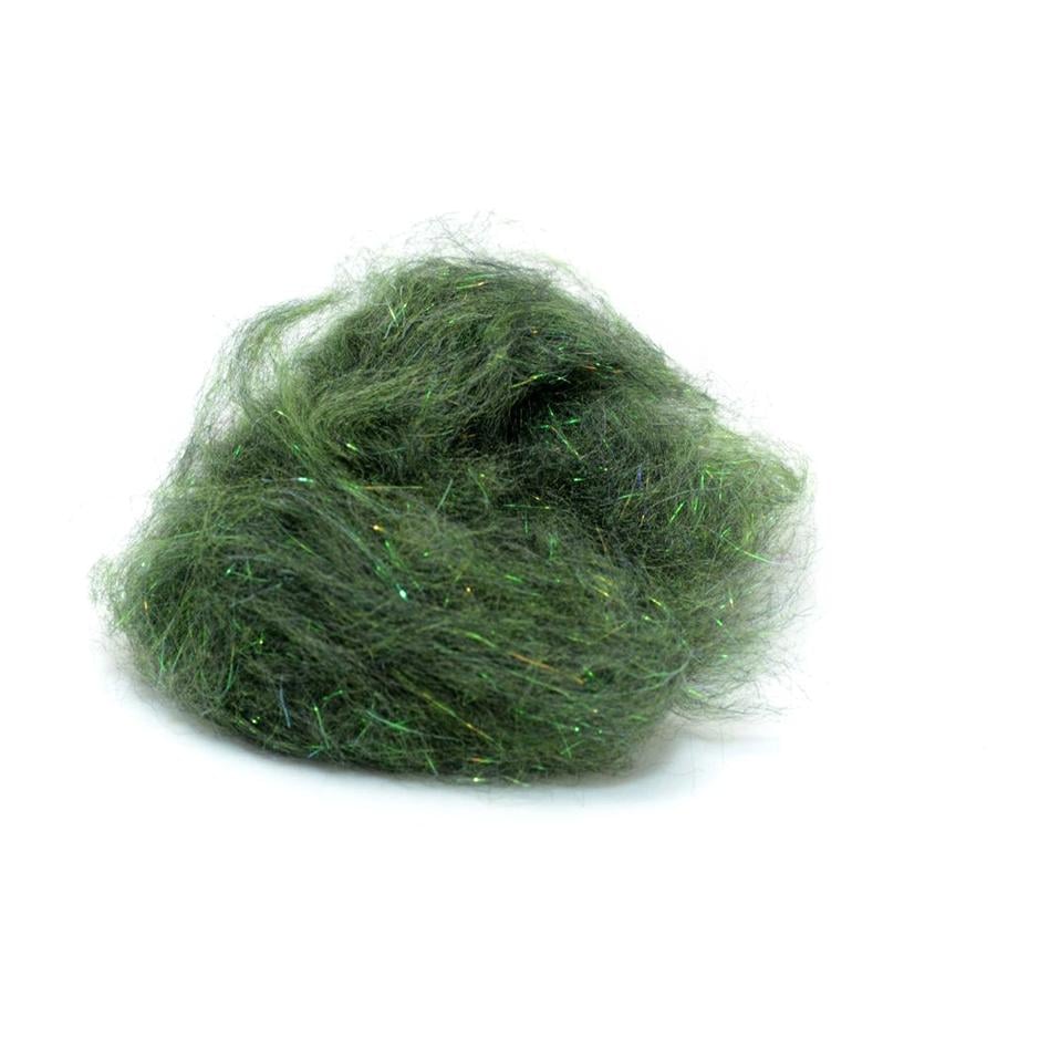 Image of Hareline Dubbin Bruiser Blend - Dark Olive - Dubbing bei fischen.ch