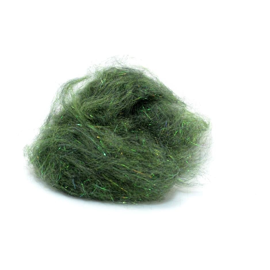 Hareline Dubbin Bruiser Blend - Dark Olive - Dubbing