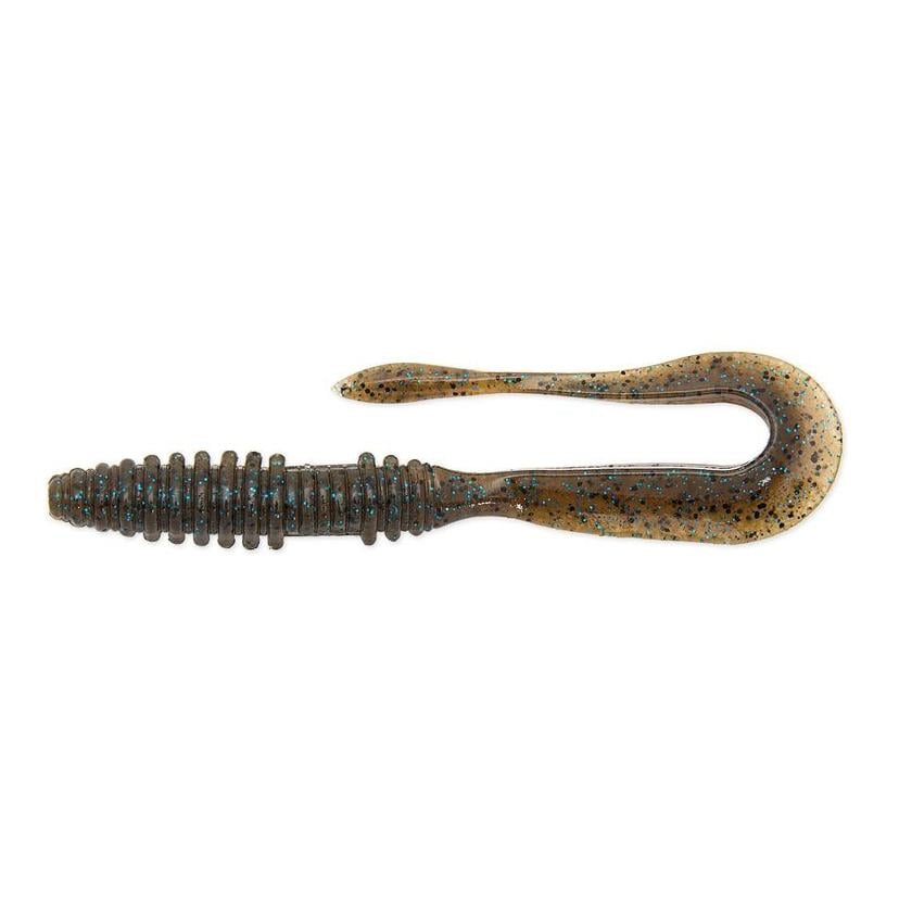 Image of Keitech Mini Mad Wag Green Pumpkin PP. Blue - Gummiköder bei fischen.ch