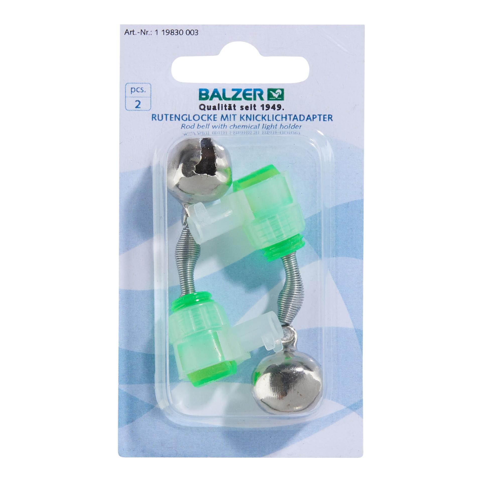 Balzer Rutenglocke mit Knicklichtadapter - 2Stk