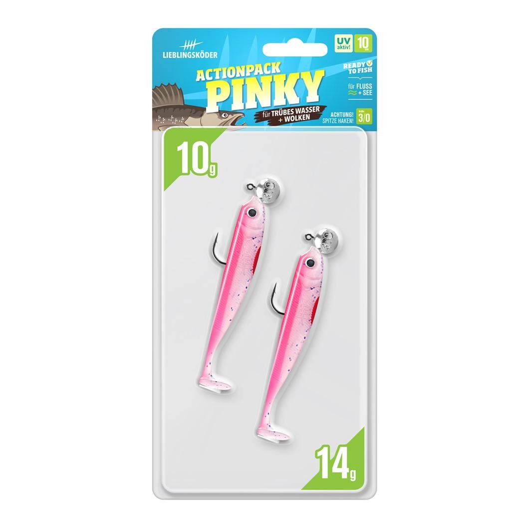Actionpack Pinky - Leurres souples montés