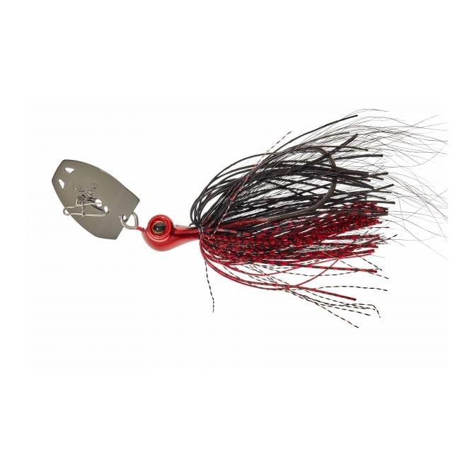 Image of Gunki Boomer Black & Red MS - Chatterbait - Black/Red - bei fischen.ch