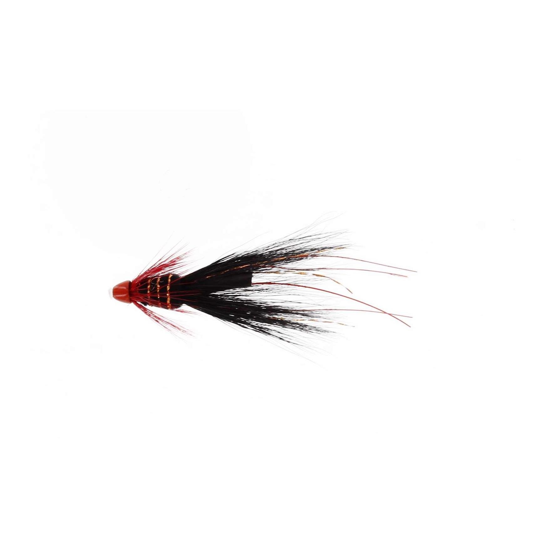 Unique Flies FrancNSnelda- Tubefliege - Black/Red -