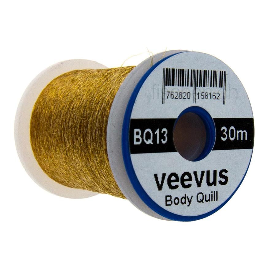 Image of Veevus Body Quill - Golden Brown - Körpermaterial bei fischen.ch