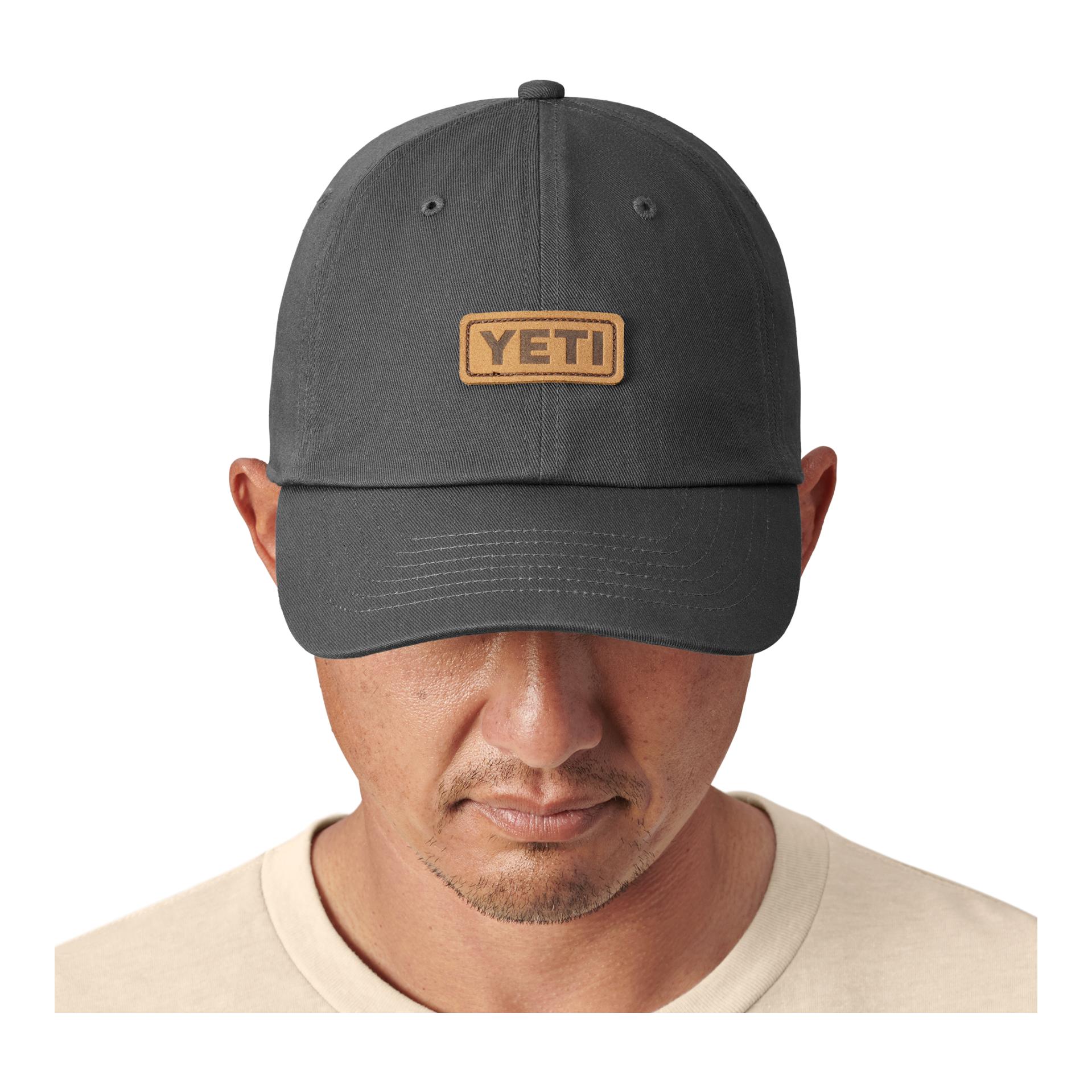 Leather Logo Badge 6 Panel Soft Crown - Cap Leather Logo Badge 6 Panel Soft Crown - Cap