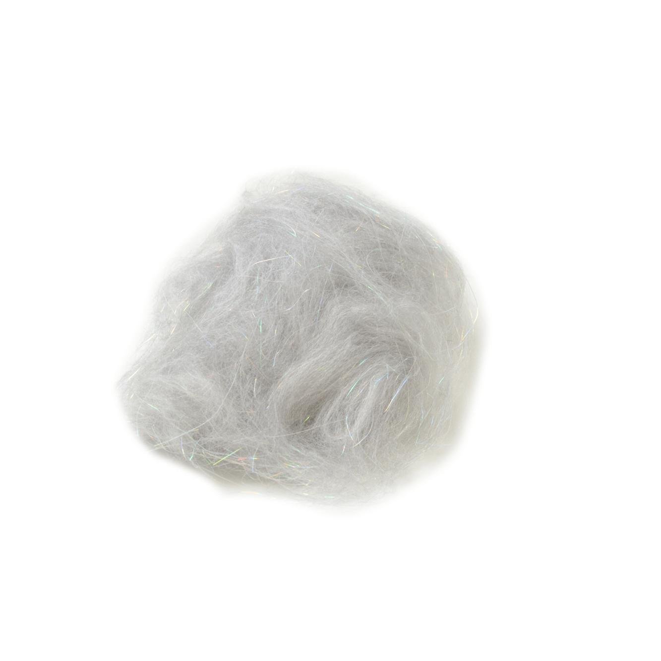 Hareline Dubbin Bruiser Blend - Holo Gray - Dubbing