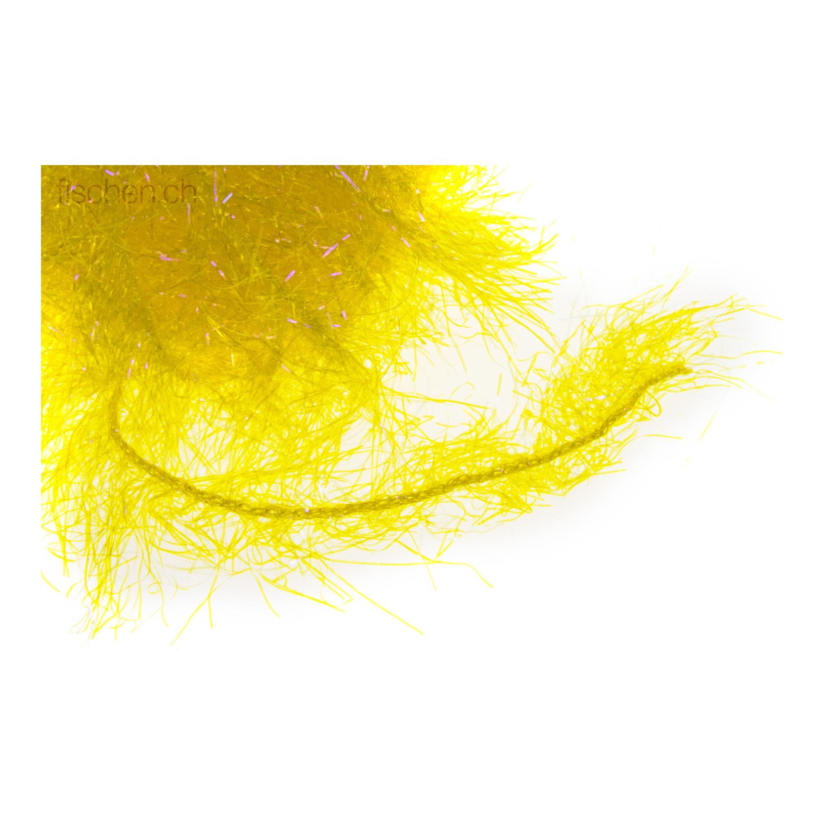 Image of Hareline Dubbin UV Polar Chenille - Yellow UV bei fischen.ch