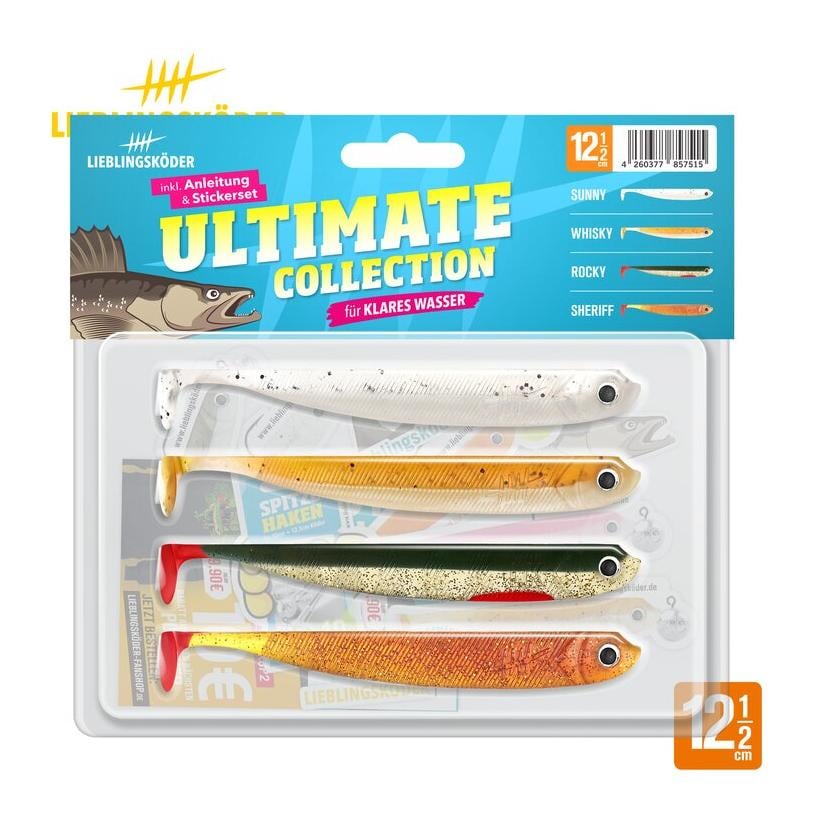 Ultimate Collection klares Wasser - Gummiköder-Set