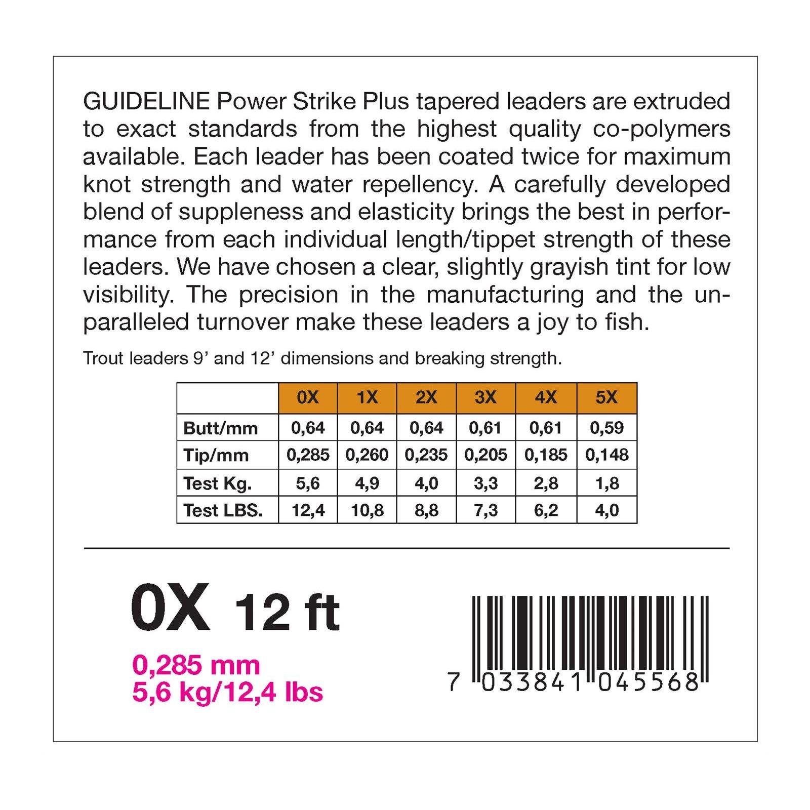 Power Strike Trout 12ft 3Stk. - Vorfach