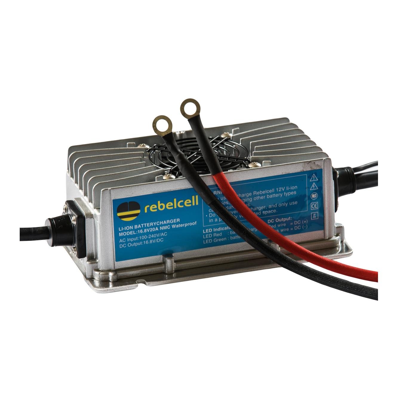 Ladegerät Wasserdicht (IP67) 12.6V20A - NMC Ladegerät Wasserdicht für Li-Ion Batterien