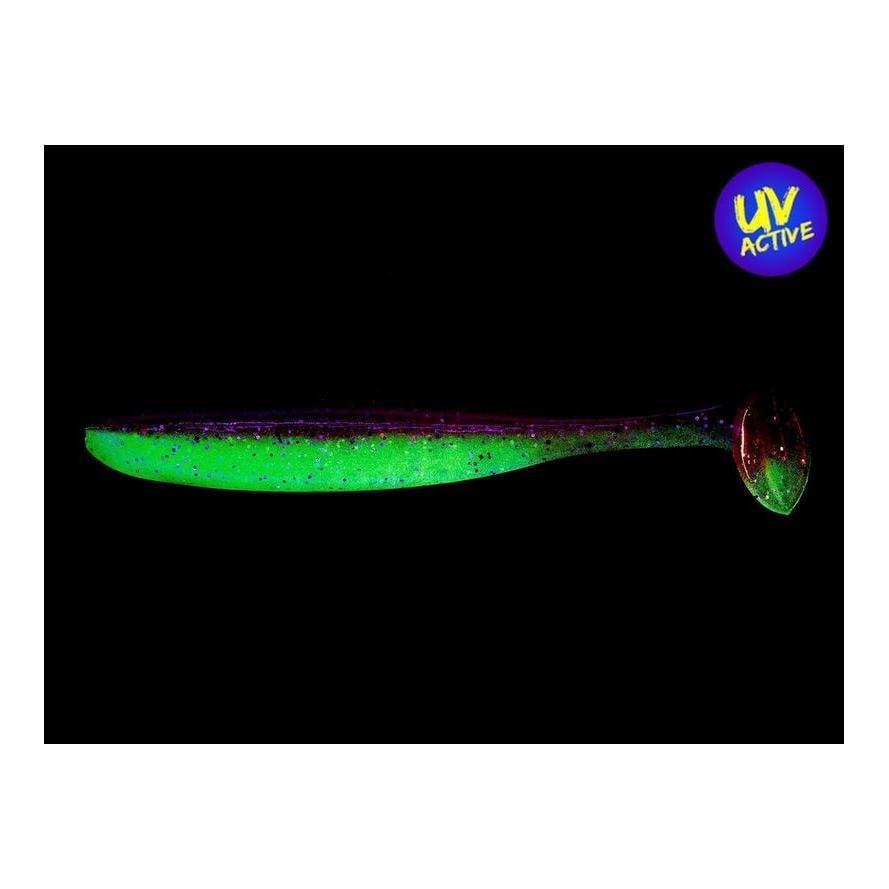 Easy Shiner Chartreuse Silver Red - Gummiköder