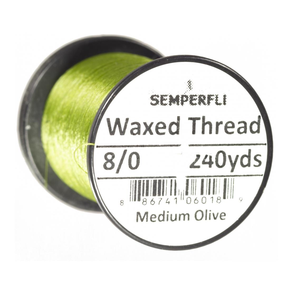 Waxed Thread - Medium Olive - Bindefaden