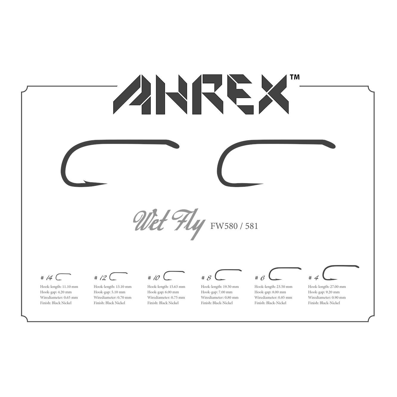 FW581 - Wet Fly - Fliegenhaken