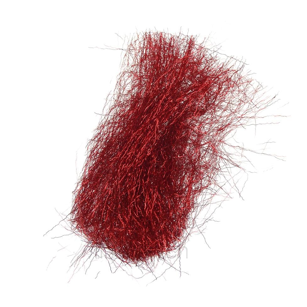 Image of Hareline Dubbin Ripple Ice Fiber - Red bei fischen.ch