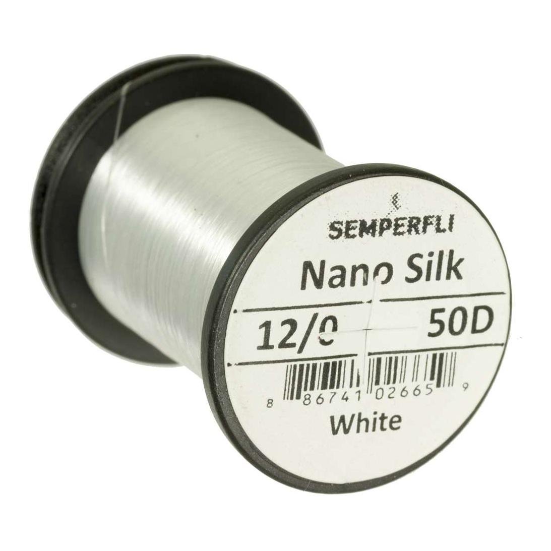 Nano Silk 50D - White - Bindefaden