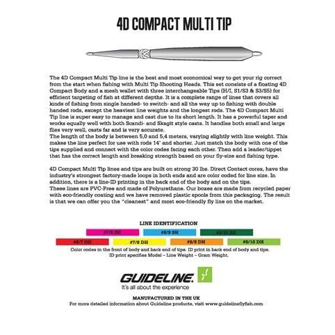 4D Compact Multi Tip - Fliegenschnur