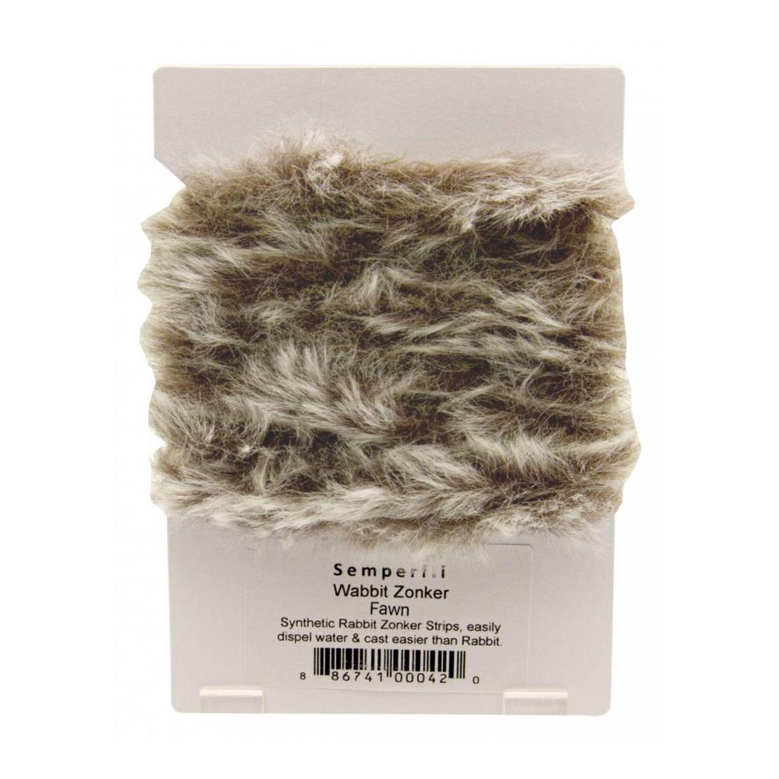 Semperfli Synthetic Rabbit Zonker - Fawn