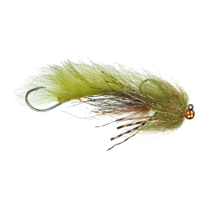 Image of Montana Fly Company Ishiwata's Super Snitch Olive/Purple - Streamer bei fischen.ch