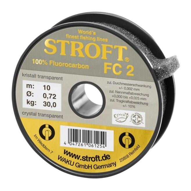 FC2 10m - Raubfisch Fluorocarbonvorfach