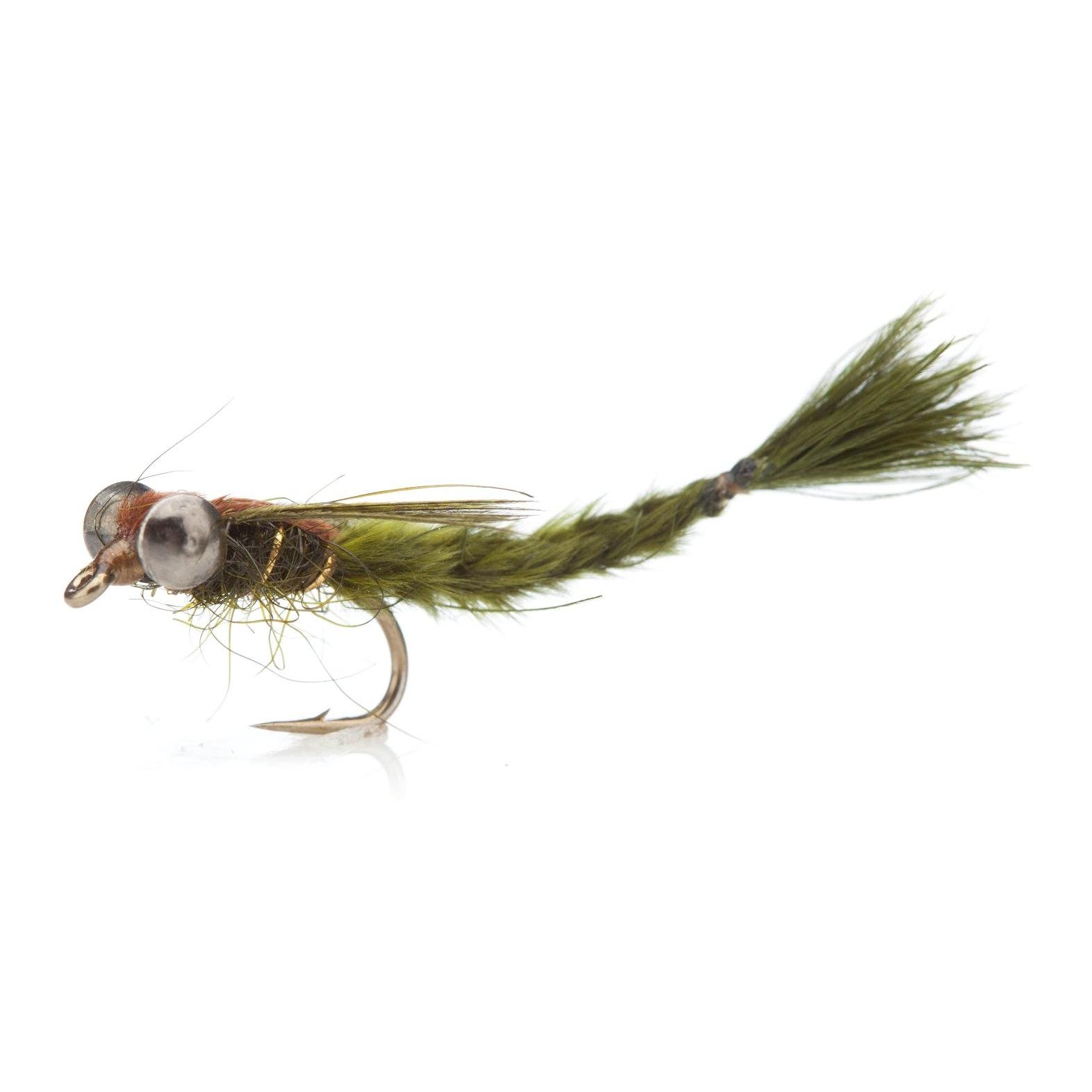 Unique Flies Flicksländenymph - Nymphe - Dark Olive -