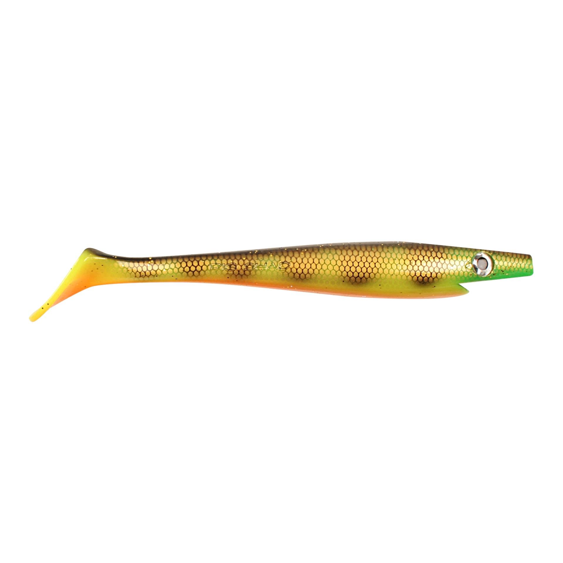 Strike Pro Pig Shad Jr Orange Belly Perch 2Stk. - Gummiköder