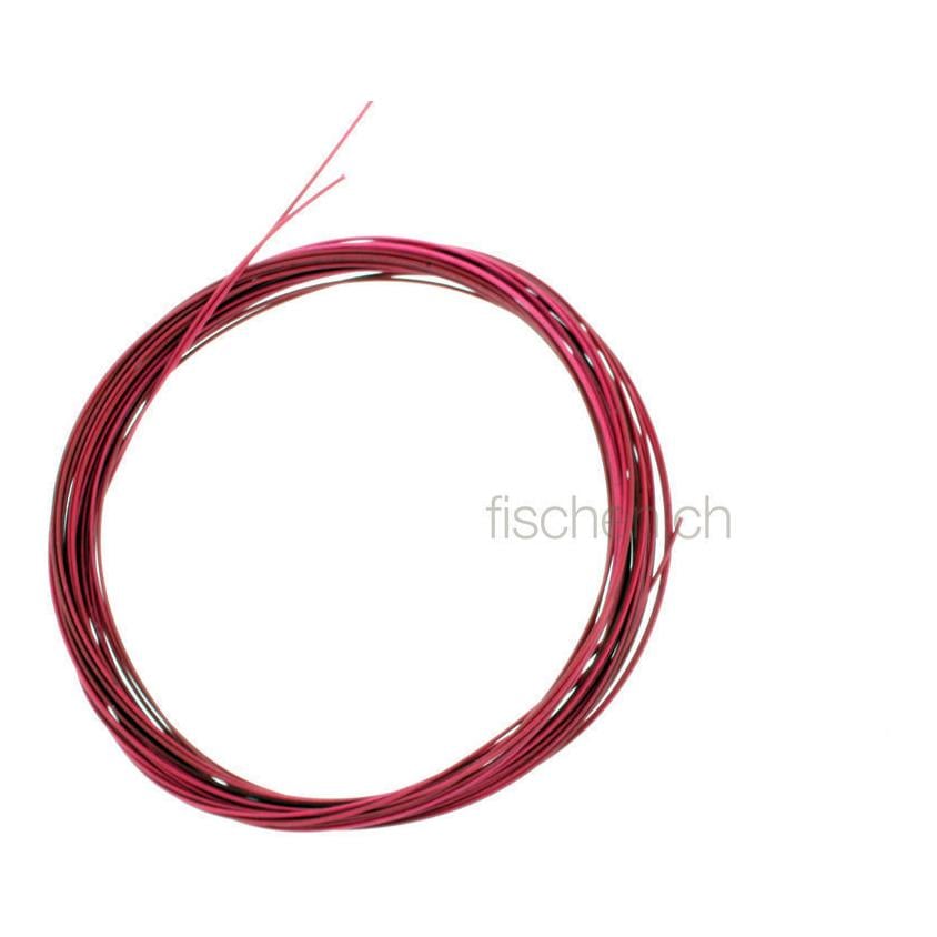 Image of Hareline Dubbin Senyo's Intruder Trailer Hook Wire - Pink - Draht bei fischen.ch