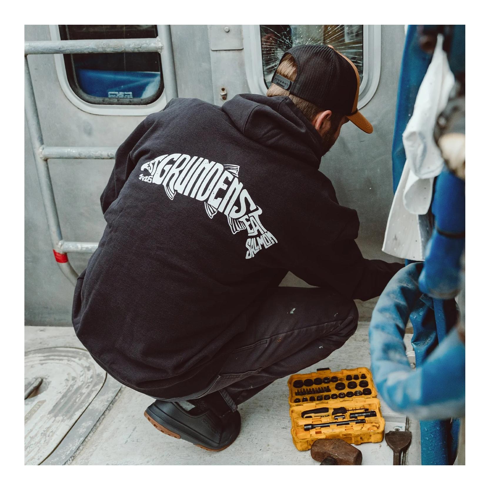 Grundens Eat Your Words DWR HD Hoodie