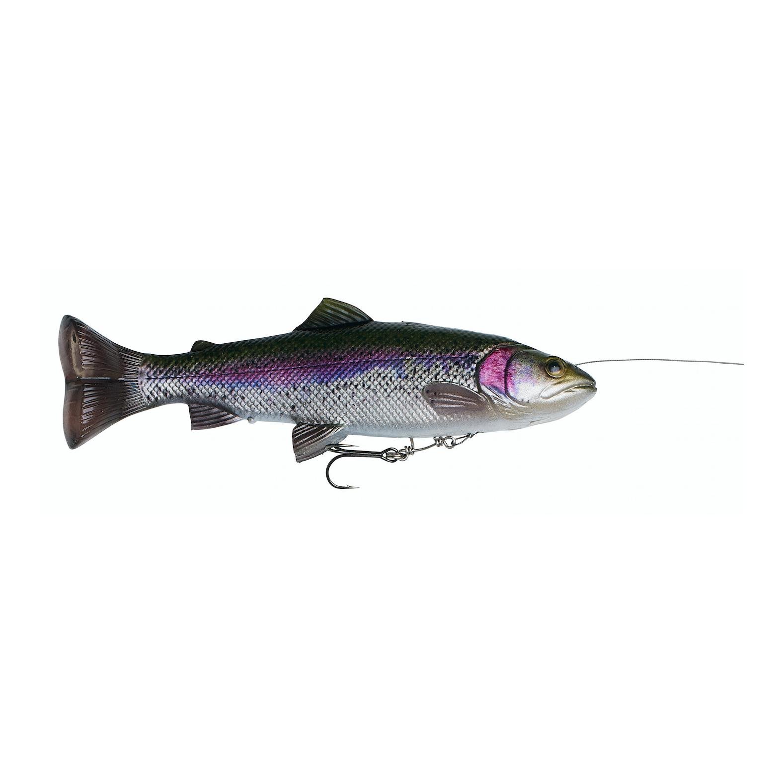 Image of Savage Gear 4D Line Thru Pulse Tail Trout Rainbow Trout SS - Swimbait bei fischen.ch