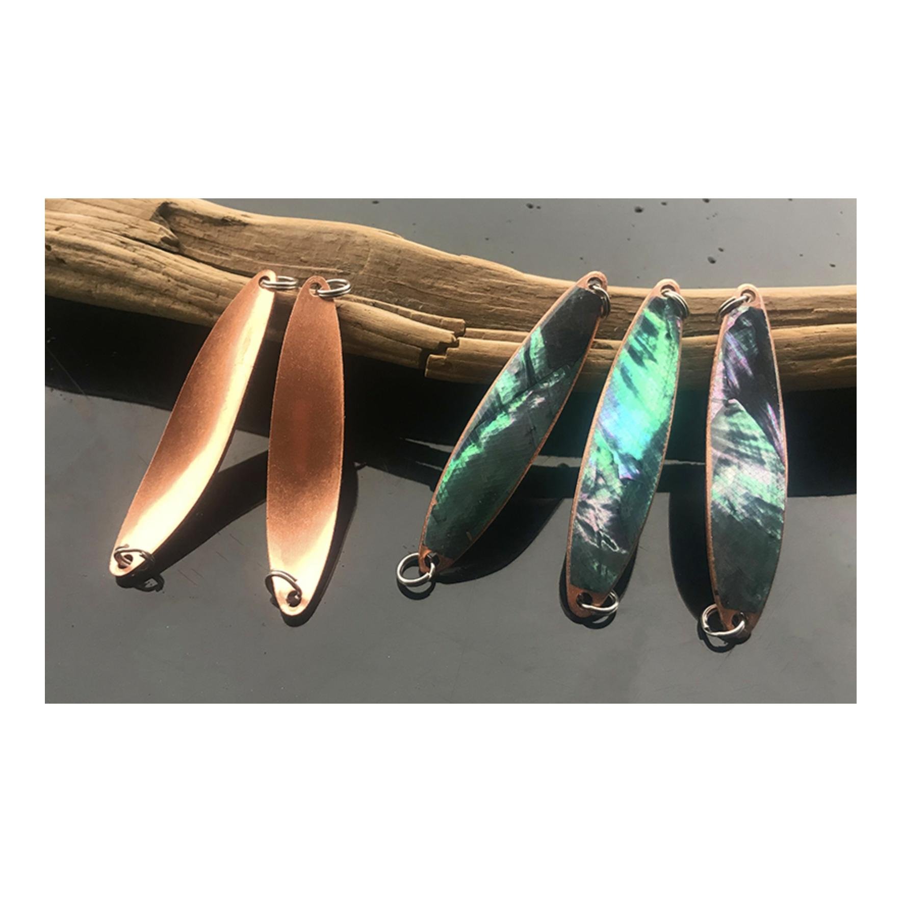 Premium Perlmutt Kupfer Wurflöffel Waver - Perlmutt Spange