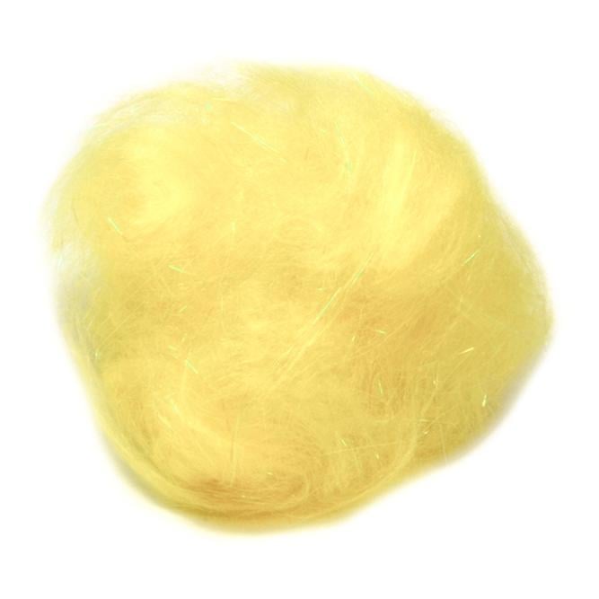 Image of Hareline Dubbin Bruiser Blend - Pale Lemon - Dubbing bei fischen.ch