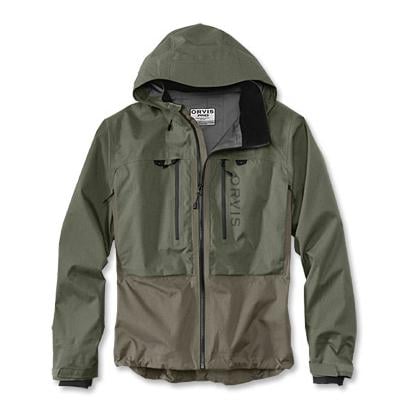 Image of Orvis Men's Pro Wading Jacket Olive/Brown - Watjacke - Olive/Brindle - bei fischen.ch