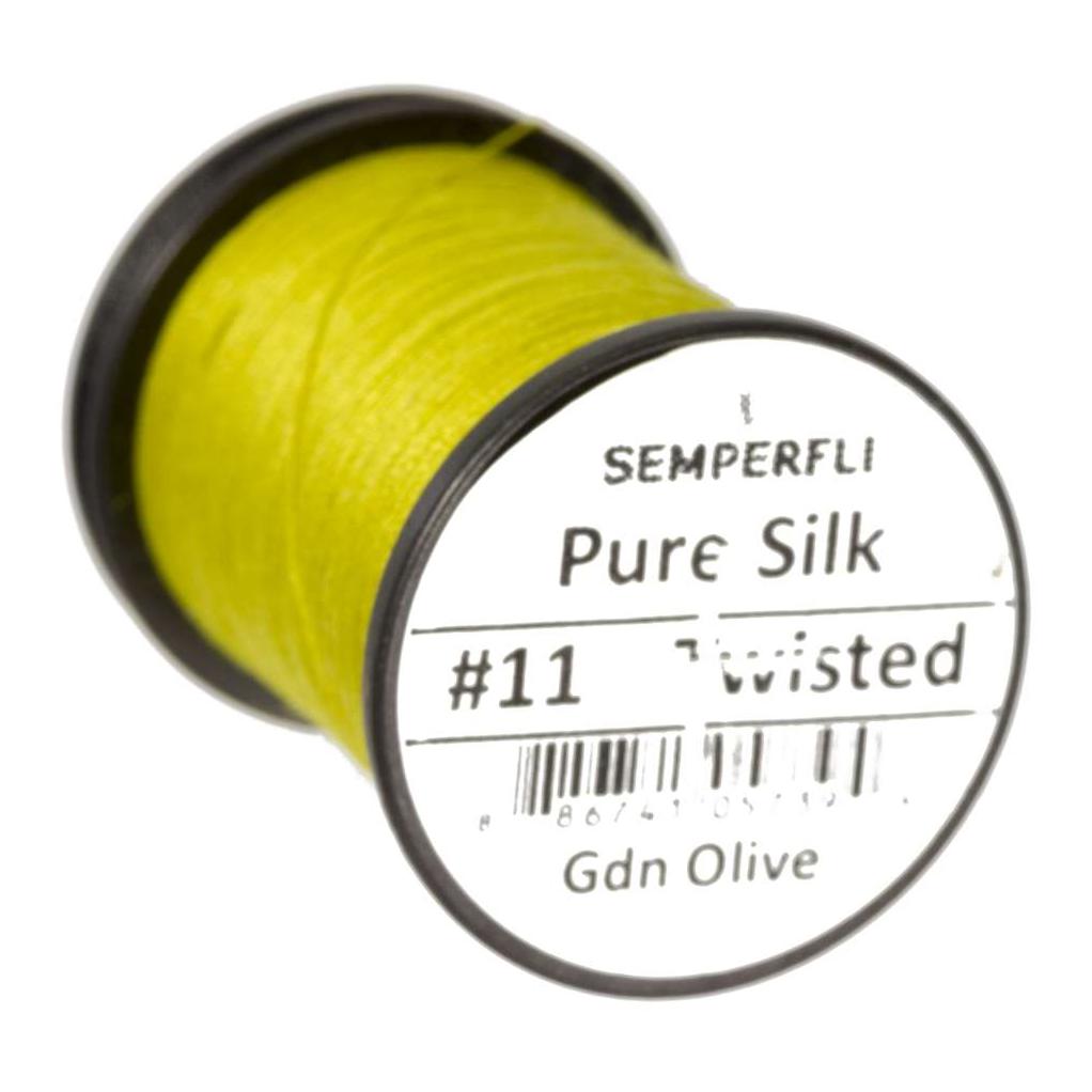 Image of Semperfli Pure Silk - Golden Olive - Bindefaden bei fischen.ch