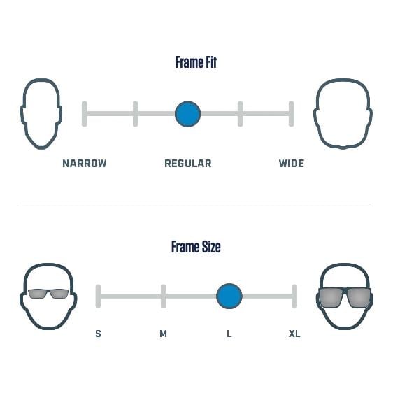 Aransas Gray Silver Mirror - Lunettes polarisées