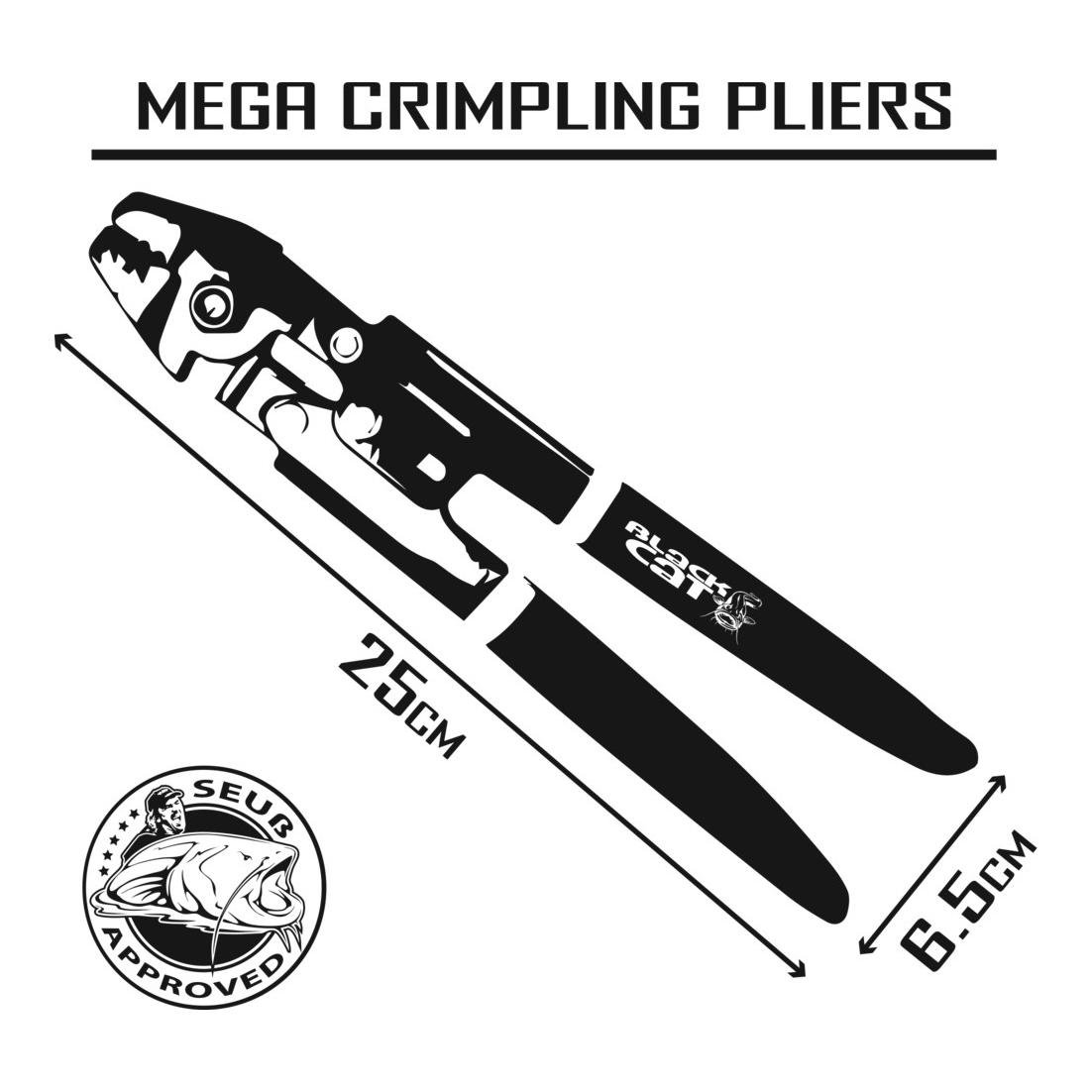 Black Cat Mega Crimping Pliers - Crimpzange